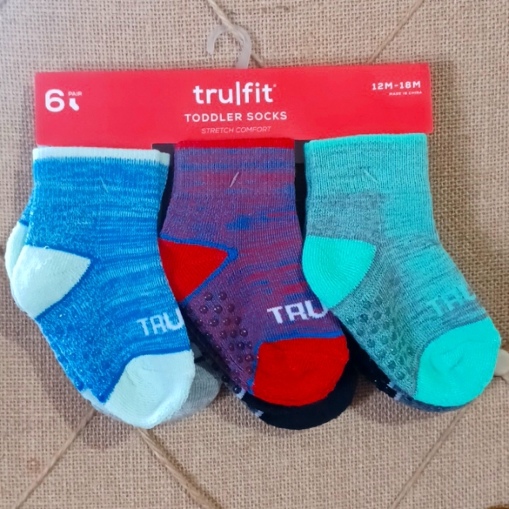 Tru/fit toddler socks